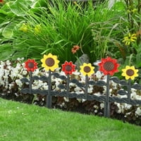 Jiaroswwei Dekorativna vrtna ograda za višekratnu plastičnu pločinu ploču za vodu za višekratnu upotrebu