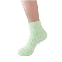 Jeseni i zimske bombonske jesenske i zimske bombone žene, čarape srednje koraljne čarape Podne čarapesne
