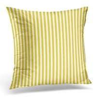 Apstraktne žute bijele vertikalne pruge uzorak umjetnički jastučni jastučni jastučni poklopac jastuk
