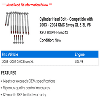 Bolt za glavu cilindra - kompatibilan sa - GMC envoy XL 5.3L V8