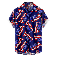 Muški kratki rukav Havajski stil Popularna Soft Art Aloha majica za prijatelje za poklon za frke