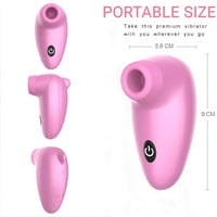 Sisa vibratora za žene, klitoris G-Spot Stimulirajući uzorke sisanja uzorci baterije nalik na brzinu stimulacije klitoričara za odrasle igračke