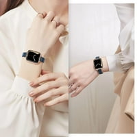 Slim Soft originalni kožni remen za Apple Watch Bands Ženske muškarce, modne uski tanki kalfski ručni