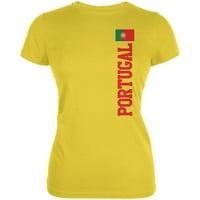 Svjetski kup Portugal Juniors Mekani majica Bright Yellow MD