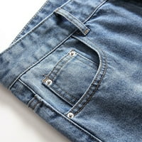 Jeans Hlače za menspring obrezani kamuflažni kamen za pantalone Lagane materinske hlače Hlače za smanjene