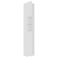 Wobithan Kupatilo za kupatilo bijeli 12.6 X10 X74.8 Dizajnirano drvo