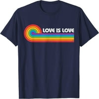 Drvo LGBTQ love je love gay ponos lgbt ally dugina zastava vintage majica