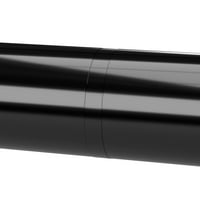 F012ICO-BK- Unutarnja PVC spojnica, stepen namještaja, 1 2 Veličina, crna 10-pakovanje