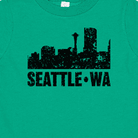 Inktastic Seattle skyline Grunge poklon baby boy ili majica za bebe