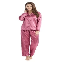 Tony & Candice ženski klasični satenski pidžama postavio je za spavanje odraslih