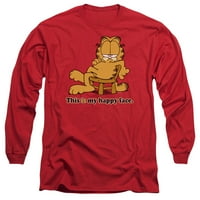 Garfield - Sretno lice - košulja s dugim rukavima - X-velika