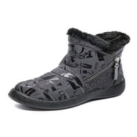 Colisha zimske čizme za snijeg za žene udobne krznene obložene cipele na otvorenom na otvorenom vodootpornim