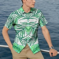 Ljetni trendi čišćenje muški košulja Muška modna majica na Havajski casual majica kratkih rukava na