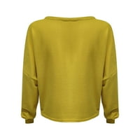 Novi kardigan za ženska modna puna boja casual dugi rukav pleteni kardigan džemper