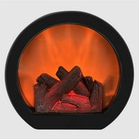 Svjetiljka kamina okrugla osjetljiva na dodir osjetljivi svjetiljki za plamenu kućni dekor za unutarnju vanjsku opremu