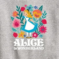 Alice in Wonderland - Alice in Wonderland cvjetna umjetnost - Toddler i Omladinska posada Fleece Dukserice