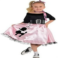 Amscan Miss Sock Hop kostim - Dijete mali 4-6, PC
