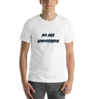 Veliki administrator podataka Slither stil kratkog rukava pamučna majica s nedefiniranim poklonima