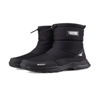 Lacyhop muškarci cipele vodootporne zimske čizme Mid CALF čizme za snijeg radne nepusni čizme Mekana