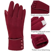 Sobe par zimskih rukavica Termalne rukavice na otvorenom tople rukavice tople dodirne skene rukavice pune prste rukavice za hladno vrijeme hladno vrijeme ručni grijači za vožnju trčanja biciklističke hladne rukavice