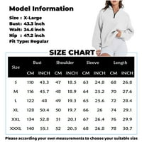 HHEI_K Essential Hoodie Ženska povremena modna duga rukavica puna boja Zip dukseri