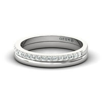 Dijamantni prsten za vjenčanje, prsten od ruže, 14K čvrsti zlatni prsten, obećaj prsten, poklon za njom