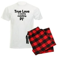 Cafepress - ljubav je podudaranje PJS - muške svjetlosne pidžame