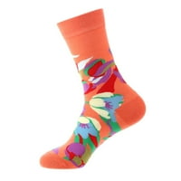 Ženske čarape Geometrijske čarape za ispis za muške ženske čarape Ispis čarapa Pokloni pamučne duge smijehe čarape Novelty Funky Slatke čarape 1pack