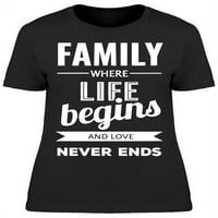 Ljubav porodice nikad ne završava majicama --image by shutterstock, ženski medij