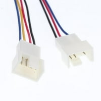 3 četiri pin PWM y razdjelnik kabela za oblikovanje ventilatora za napajanje kabl za proširenje kabla, utikač
