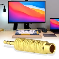 Biplut audio pretvarač multifunkcionalni brzi metalni mini zlatni boju muški do ženskog adaptera za elektroničke uređaje