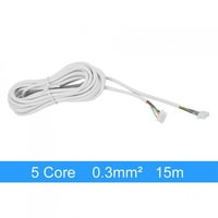 5-jezgra kabela, praktični stabilni prijenos 5-jezgrani fleksibilni kabel, ABS materijal sef za lampicu sudoperile elektroničku opremu