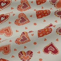 Onuone pamučni dres naranča od tkanine Kawai šivaći materijal za tisak od dvorišta široko