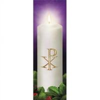 Christ Candle Advent Banner - in. Ft