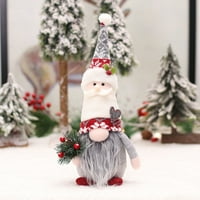 Božićno carice Decor Gnomes Plish Handmade Santa Gnomes Plišani božićni čišćenje Soba dekor Dokolica