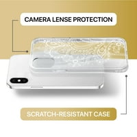 Case Yard iPhone-XS-MA Case Clear Mekani i fleksibilni TPU ultra niski profil Slim Fit tanki udarni prozirni branik zaštitni poklopac zaštitni poklopac