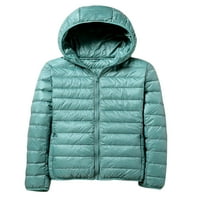 Avamo ženski odjeća džepna jakna puffer pune zip kaput cadu casual down jakne pakirani kapuljač zeleni