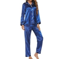 Oalirro ženske pidžame setovi Ležerne prilike dugih rukava s dugim hlačama kućna odjeća PJS set loungewear