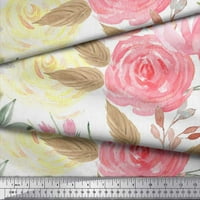 Soimoi pamuk poplin tkaninski list cvjetni tiskani tkaninski dvorište širom