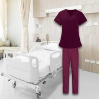 Ženska medicinska sestra, medicinska medicinska sestra piling, prozračne vrhove i pantalone Kozmetički