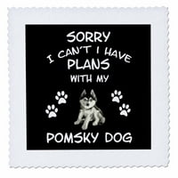 Oprosti što ne mogu imati planove sa svojim Pomskyjem trgom za pseći quilt QS-306954-2