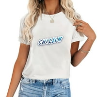 Chillin 'ledeni Halloween poklon stilski ljetni žensku grafičku majicu za žene nazad u školske poklone