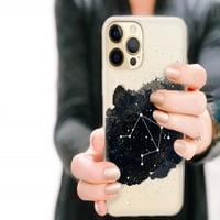 Clear iPhone Pro MA Case Case Nebeske zviježđe Zoverenja Mini Horoskop rođendan Poklon Astrologija Astrološki