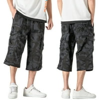 Muški trendi dućani labavi vintage ravne pantalone na otvorenom ulicom jogging hlače
