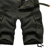DXhmoneyh muške kratke hlače Ležerne prilike velike i visoke, vanjske vojne taktičke multi džepne hlače