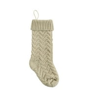 Božićna čarapa akrilna bombonska torba za uljepšavanje Xmas Tree Ornament Naslona