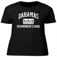 Bahamas Vintage Summertime Majica Žene -Image by Shutterstock, Ženska srednja