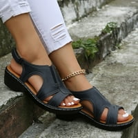 Suokom ženske sandale, ljetne dame papuče povremene ženske cipele rimske riblje ustima povremene obloge