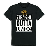 Univerzitet u Marylandu, Baltimore County Baltimore Ravna izlazna majica - crna, X-velika