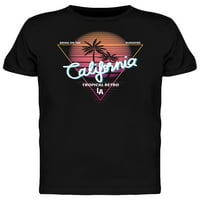 80-ih Vintage California Slogan majica Muškarci -Mage by Shutterstock, muški X-Veliki